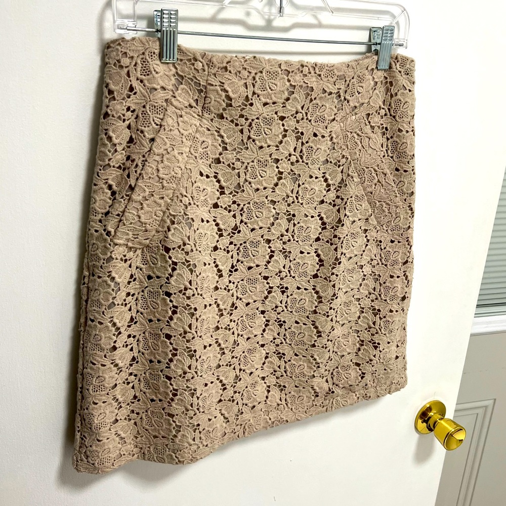 ABS Crochet Skirt with Pockets